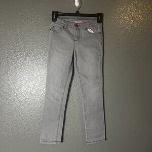 Girls Super Skinny Gray Jeans Size 8 Children’s Place Stretch Denim